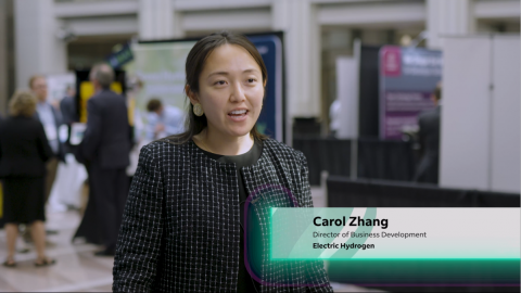 Interview with Carol Zhang, Director of Business Development, Electric Hydrogen #H2Americas2024