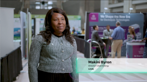 Interview with Makini Byron, Director, Clean Energy Business Development, Linde #H2Americas2024