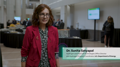 Interview with Dr Sunita Satyapal from the U.S. Department of Energy (DOE) at #H2Americas2024